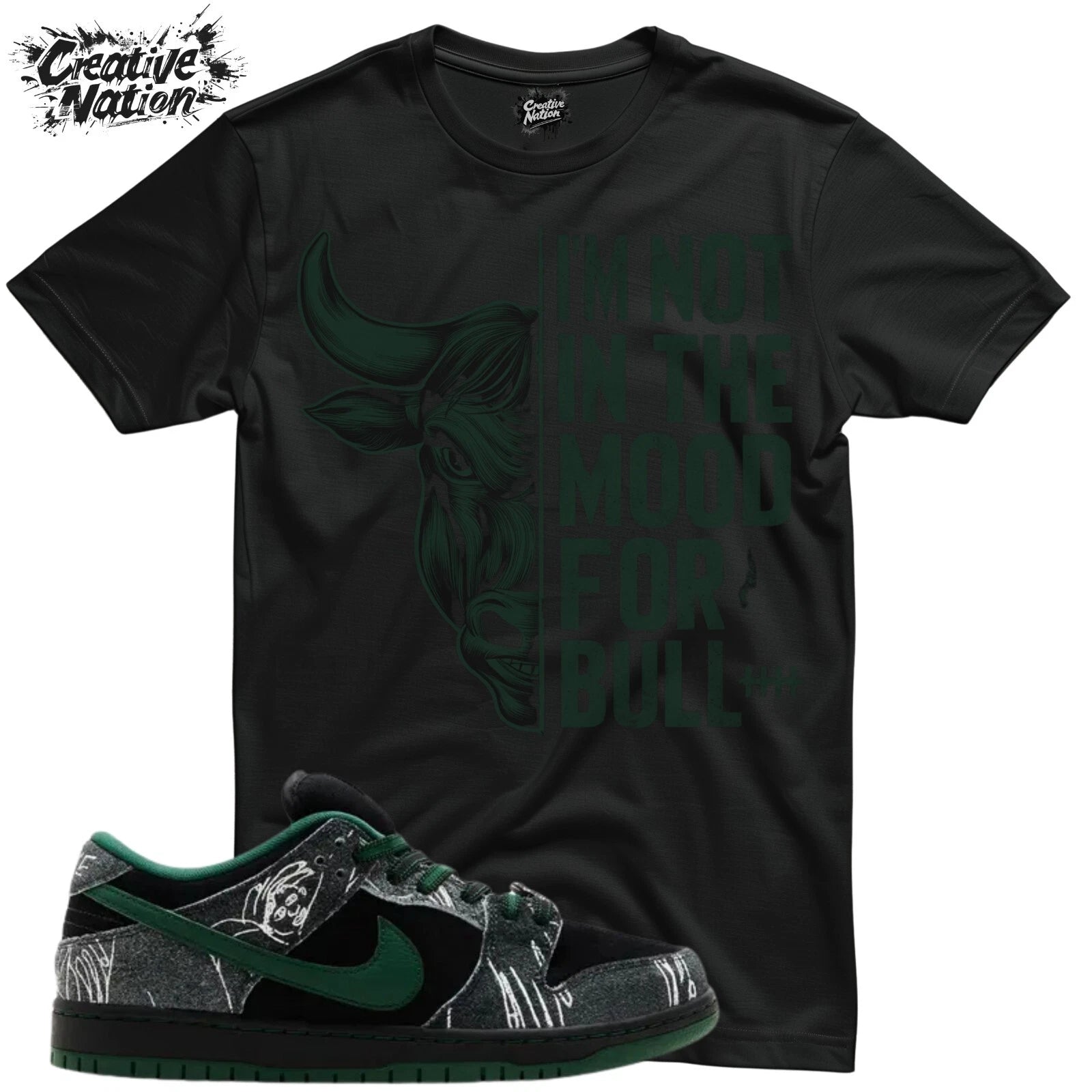 Shirt To Match SB Dunk Low There Skateboards Unisex Tee Gym Shirt