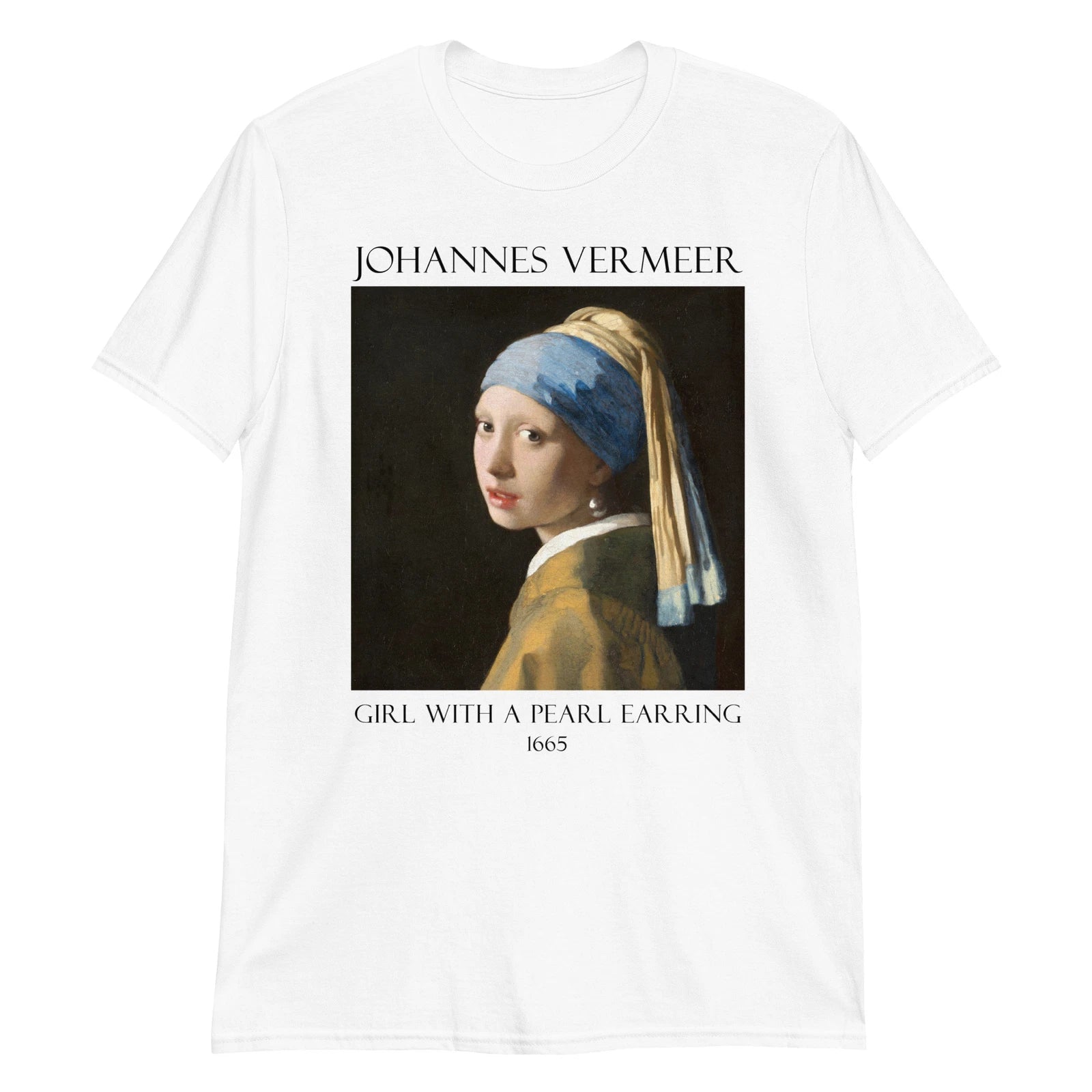 Johannes Vermeer Girl With A Pearl Earring Shirt, Dutch Baroque Period Art