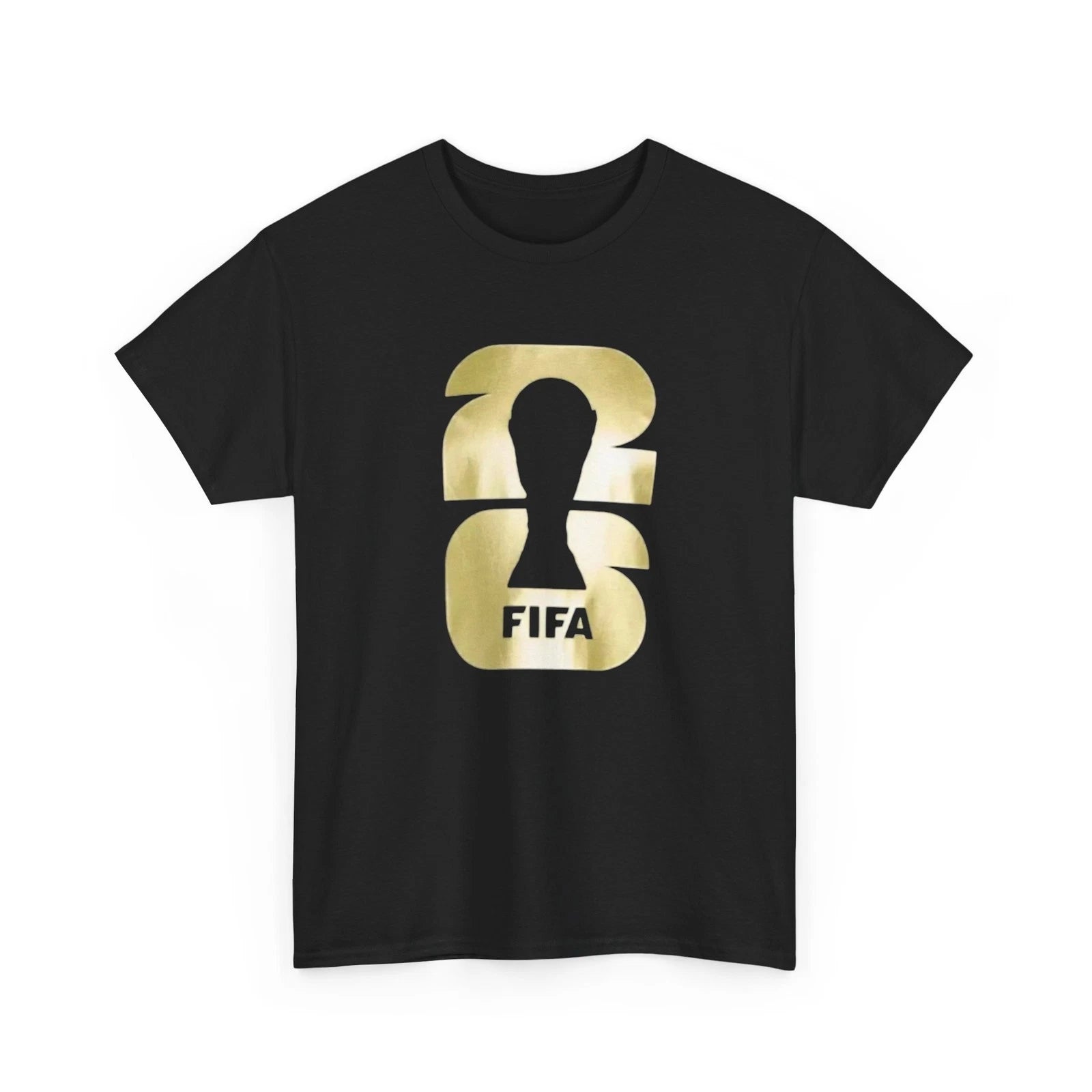 Gold FIFA 2026 World Cup Trophy Tee | Soccer Football Shirt
