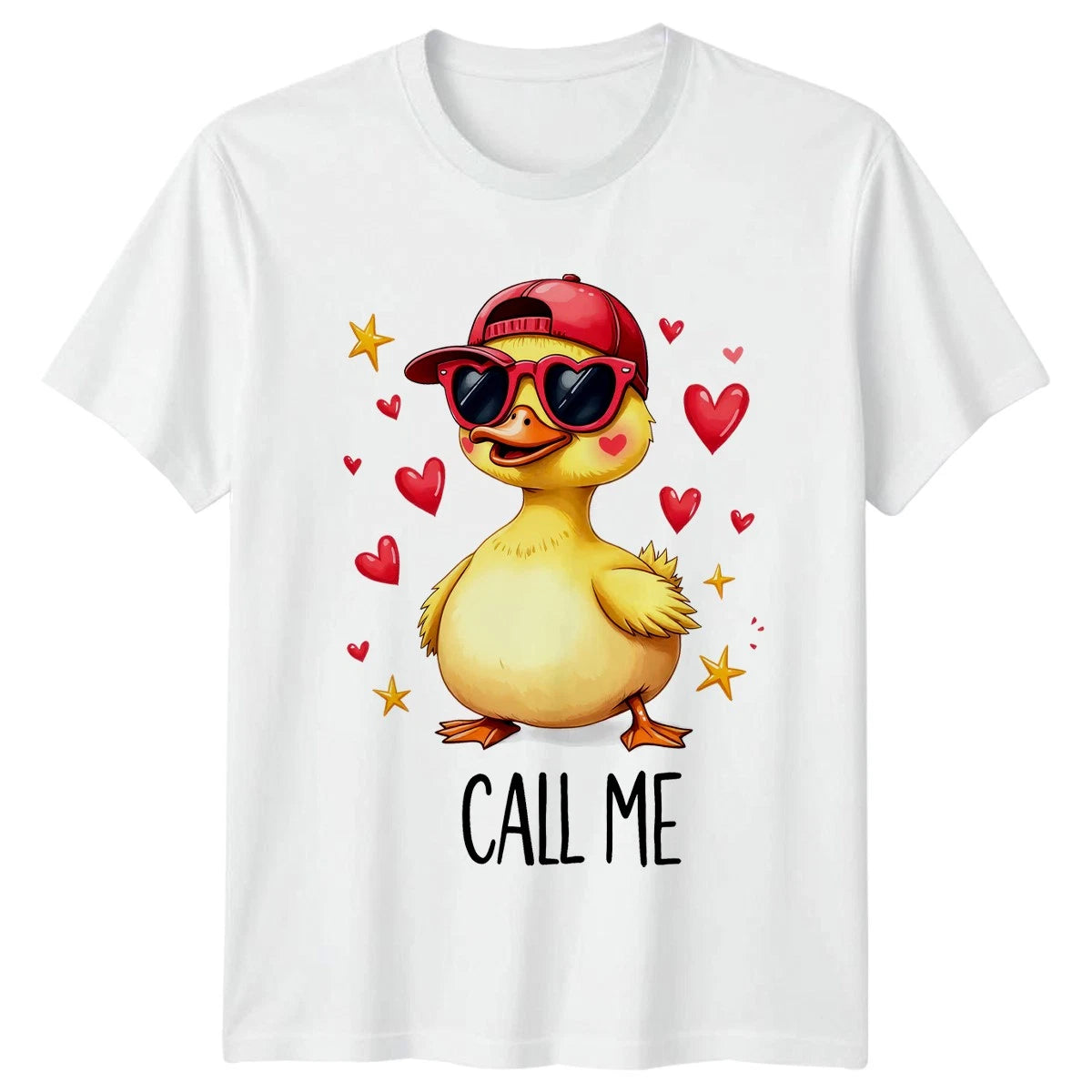 Call Me T-Shirt Cute Duckling Animals Valentines Day Gift For Him And Her