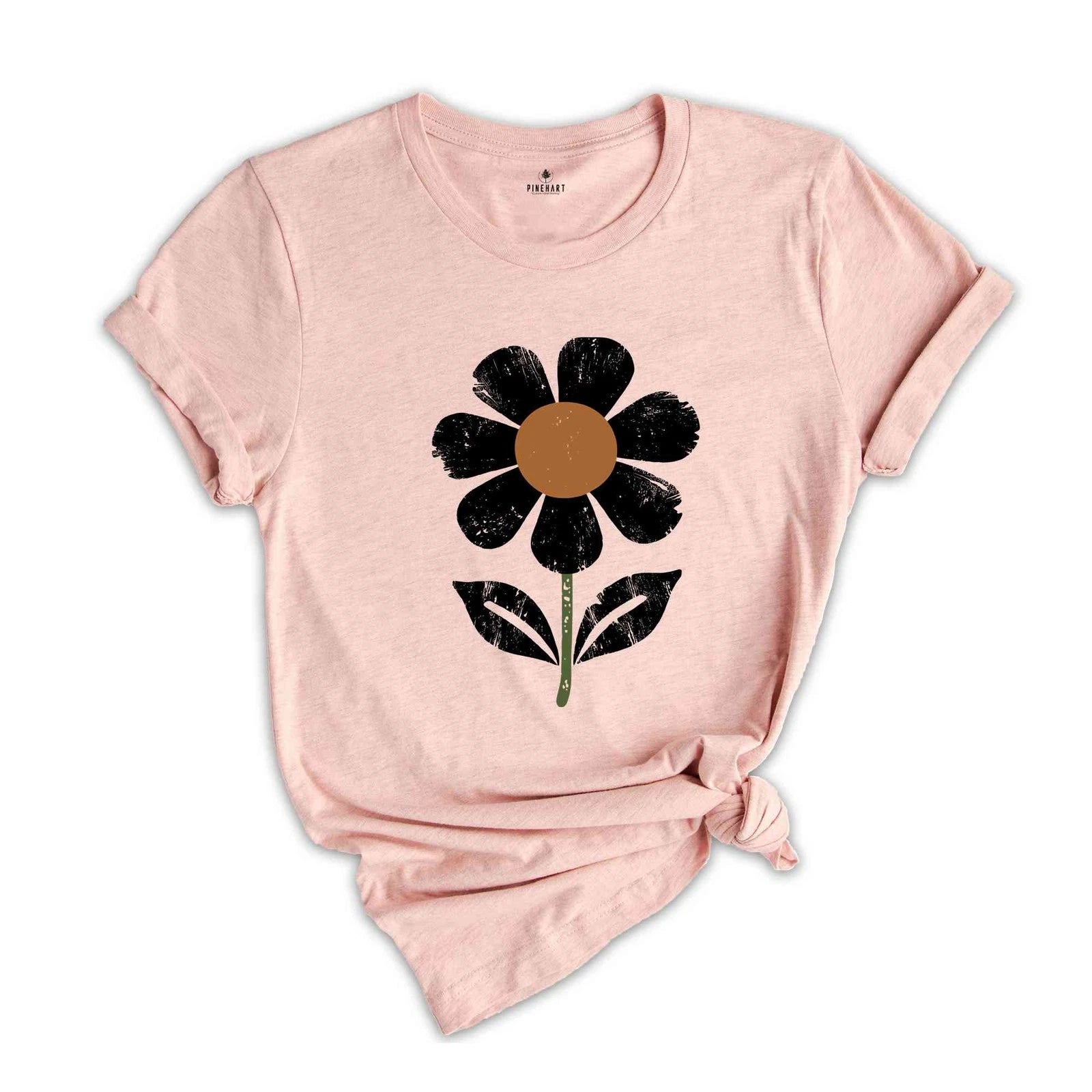 Cute Flower Shirt, Botanical Shirt, wildflower shirt, Plant Shirt, Retro Floral