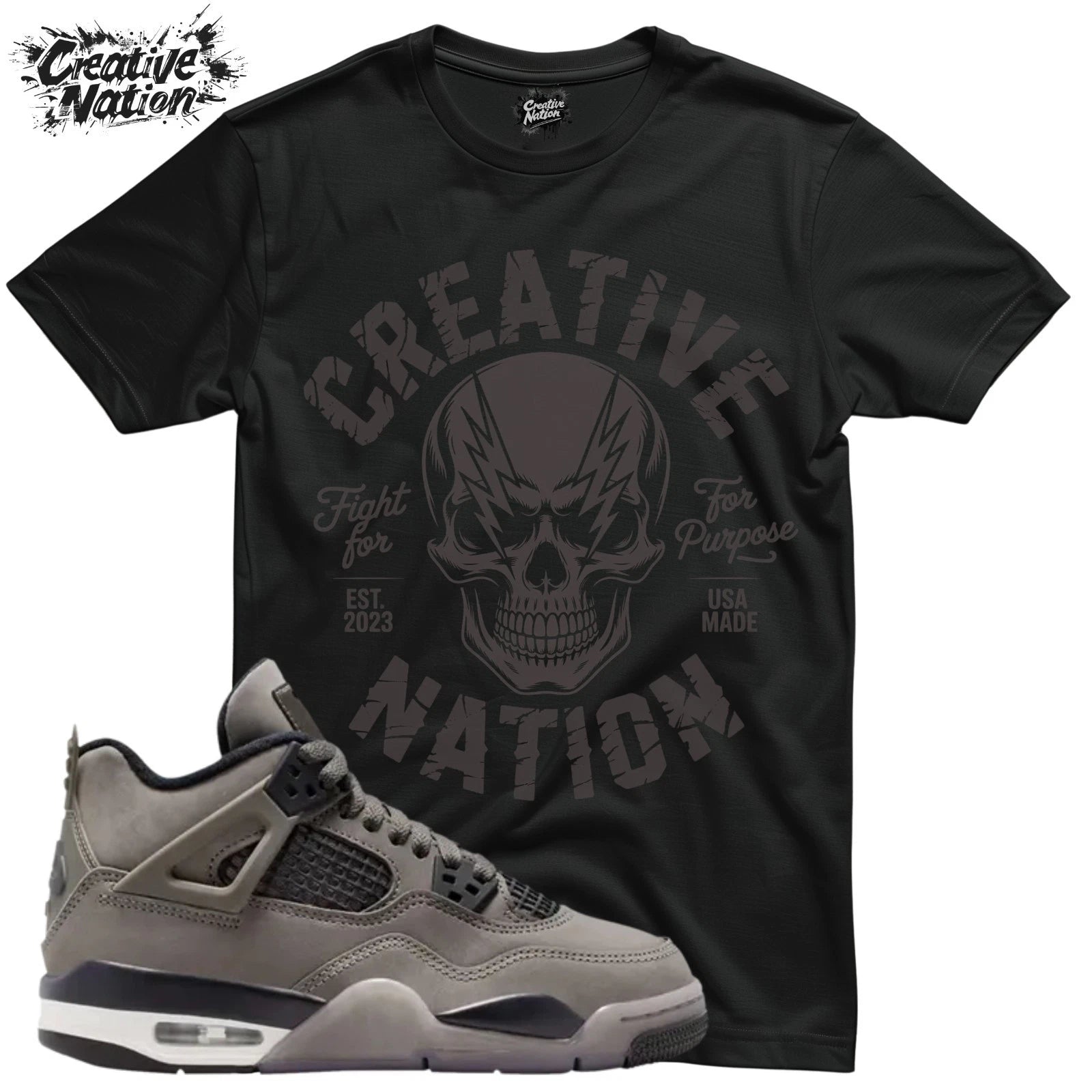 Shirt To Match 4 Cave Stone Unisex Tee Sneaker Shirt Skull Shirt