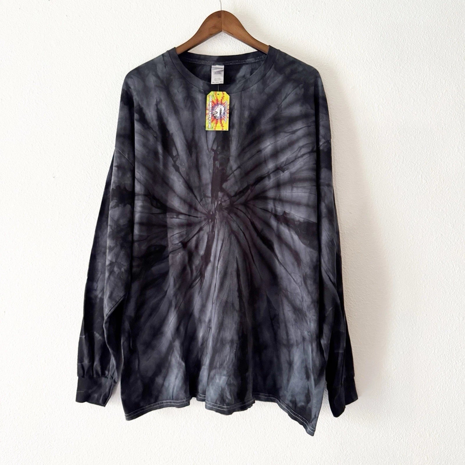 Colortone Spider Tie Dye Shirt 3XL New With Tag Unisex Long Sleeve Aesthetic