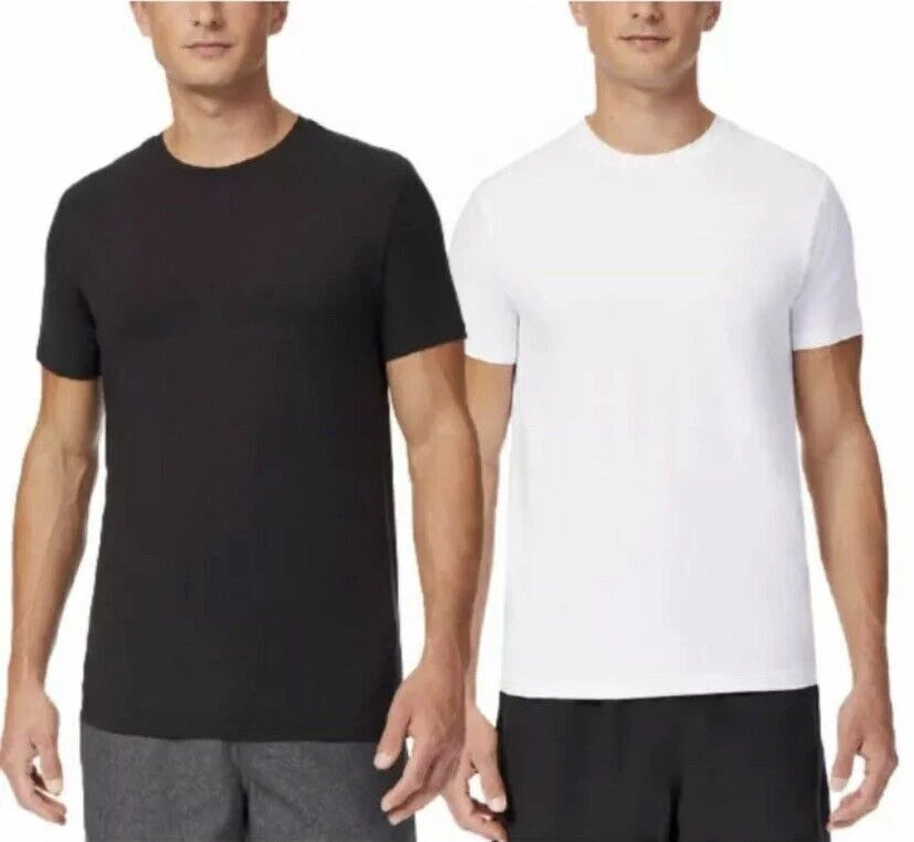 Set of 2 Men's 32 Degrees Cool Quick Dry Crew Neck T-Shirt M L XL XXL New