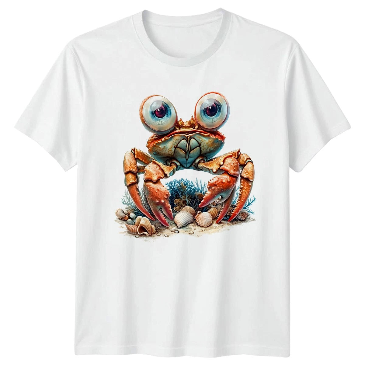 Cute Crab T-Shirt Ocean Life Gift For Him And Her