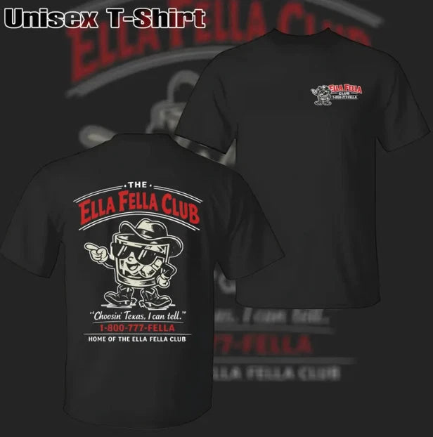 The Ella Fella Club Western T-Shirt, Cowboy Whiskey Aesthetic, Funny Tee 1