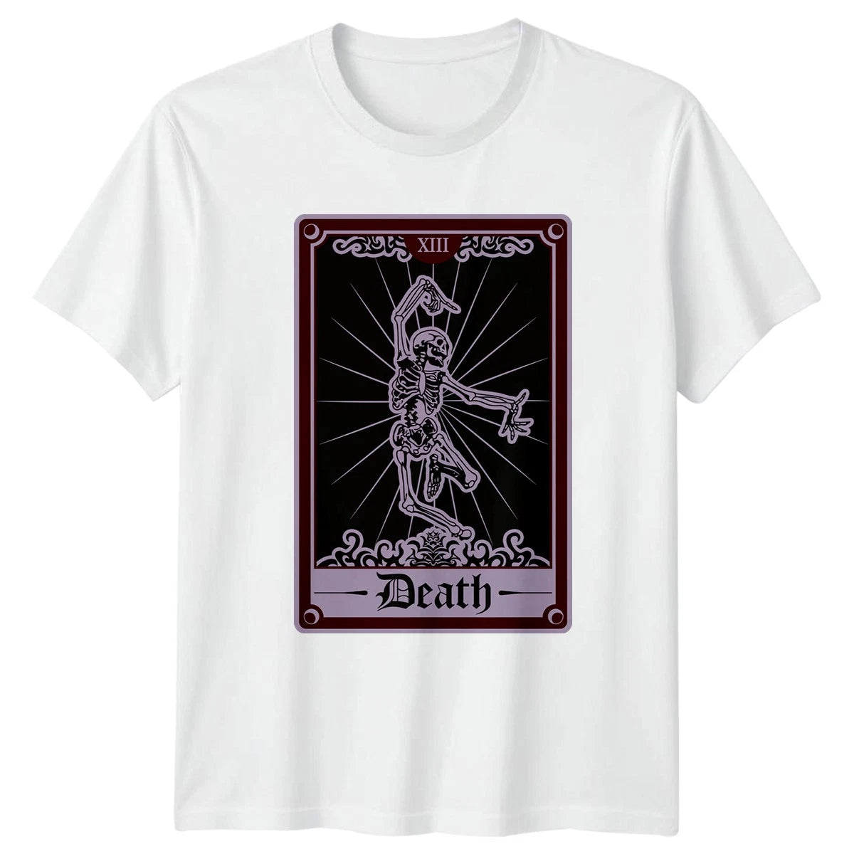 Death Tarot Card T-Shirt Goth Occult Aesthetic Gift For Him And Her