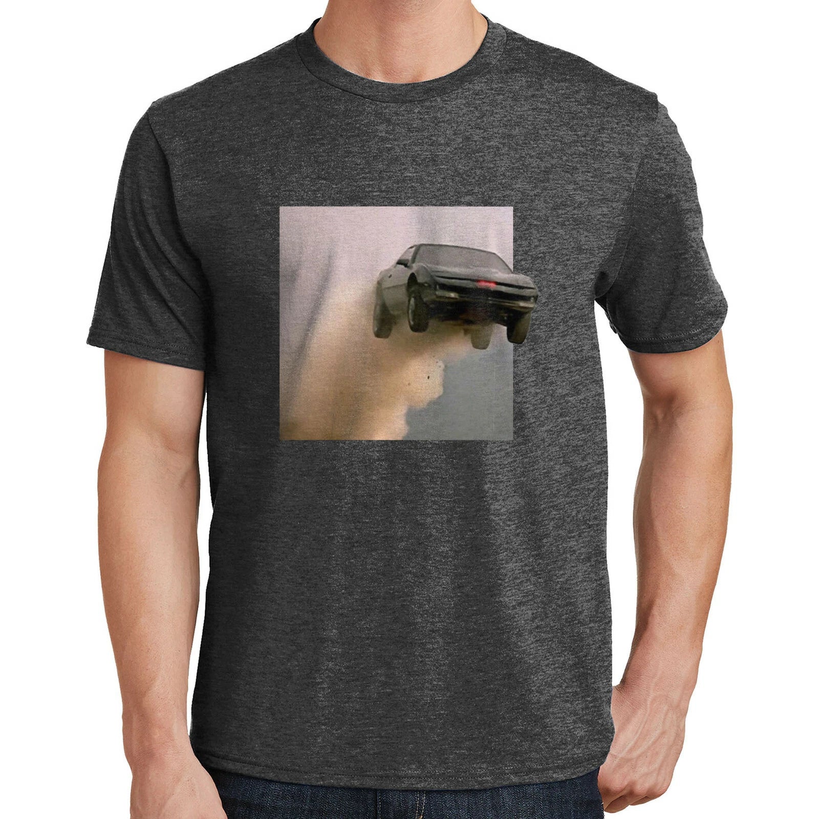 Knight Rider Jumping Car T-Shirt TV Show Cool 80's 90's Old School Vintage 28