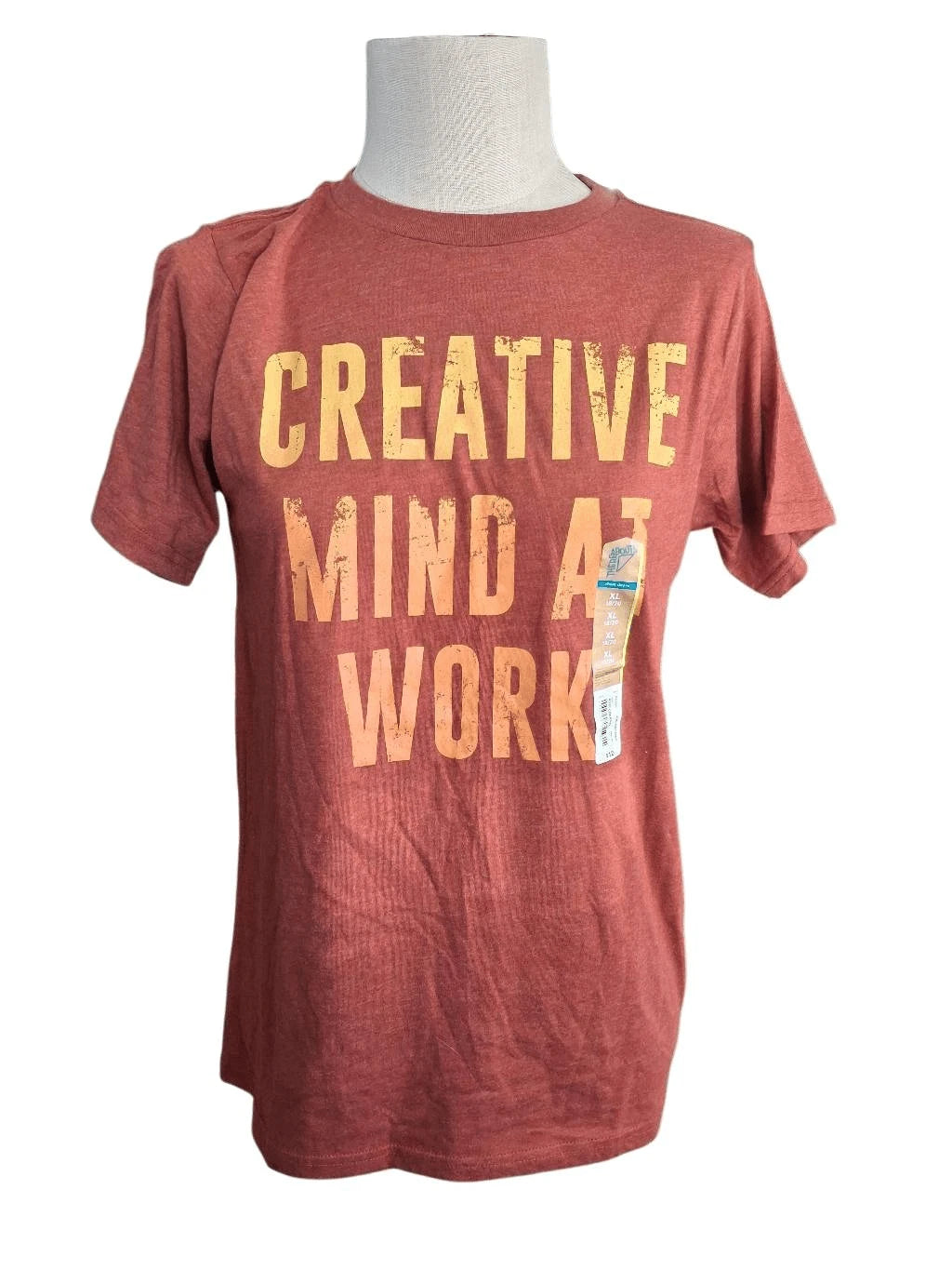 There about extra large Unisex new with tags creative mind at work tee