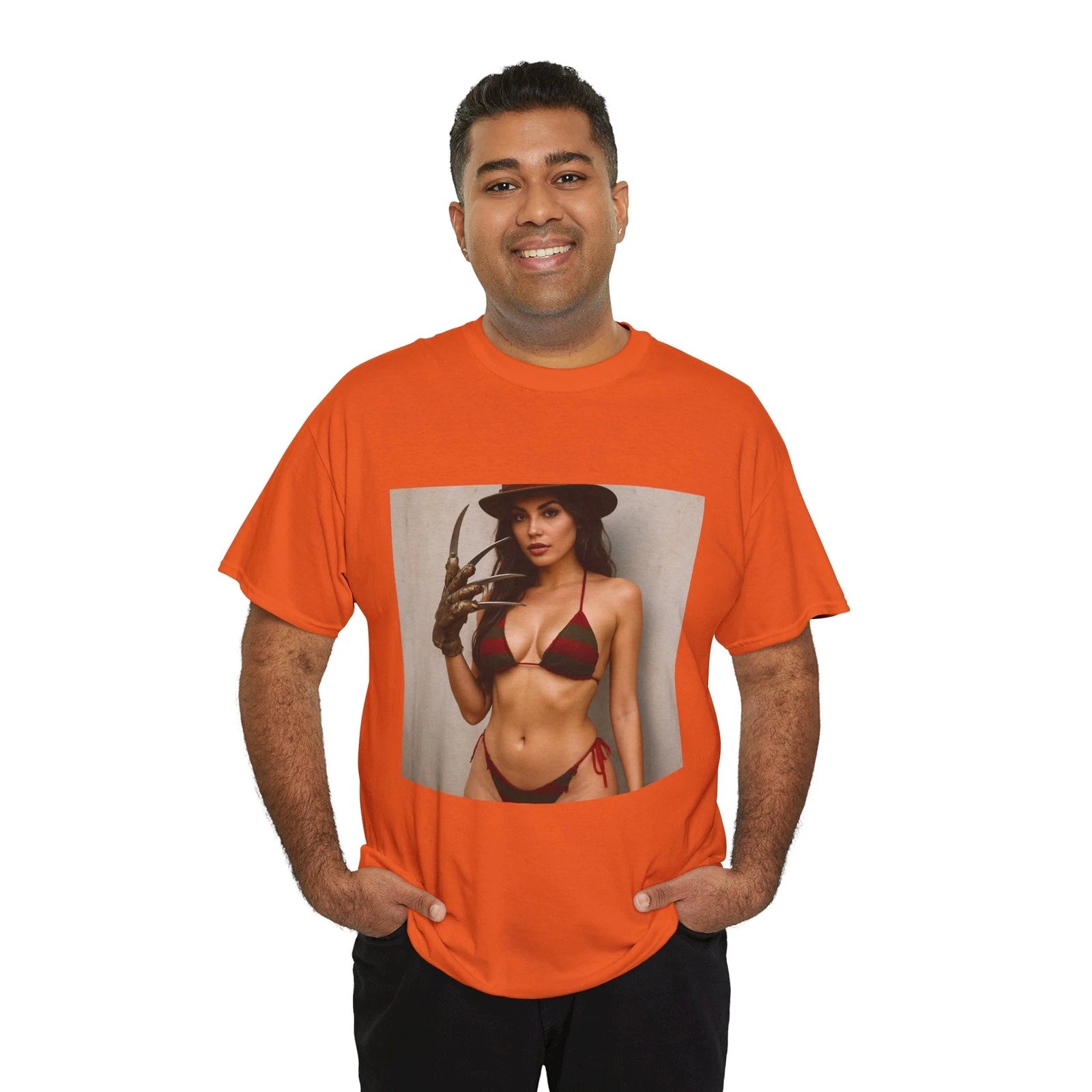 Sexy Female Freddy Krueger Unisex Tee Horror T-Shirt Halloween Nightmare On Elm