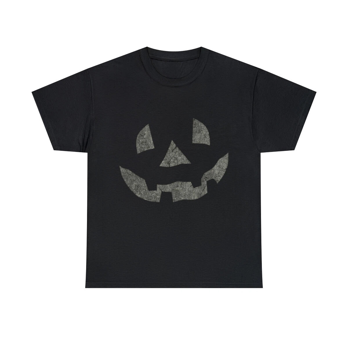 Retro Pumpkin Face Graphic Tee Shirt, S-5XL