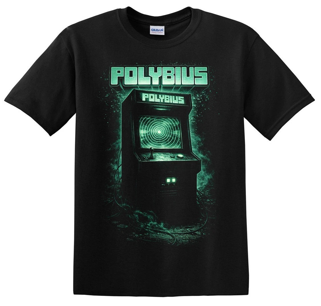 Polybius Arcade Game T Shirt, Creepypasta Horror Grunge Goth Anime