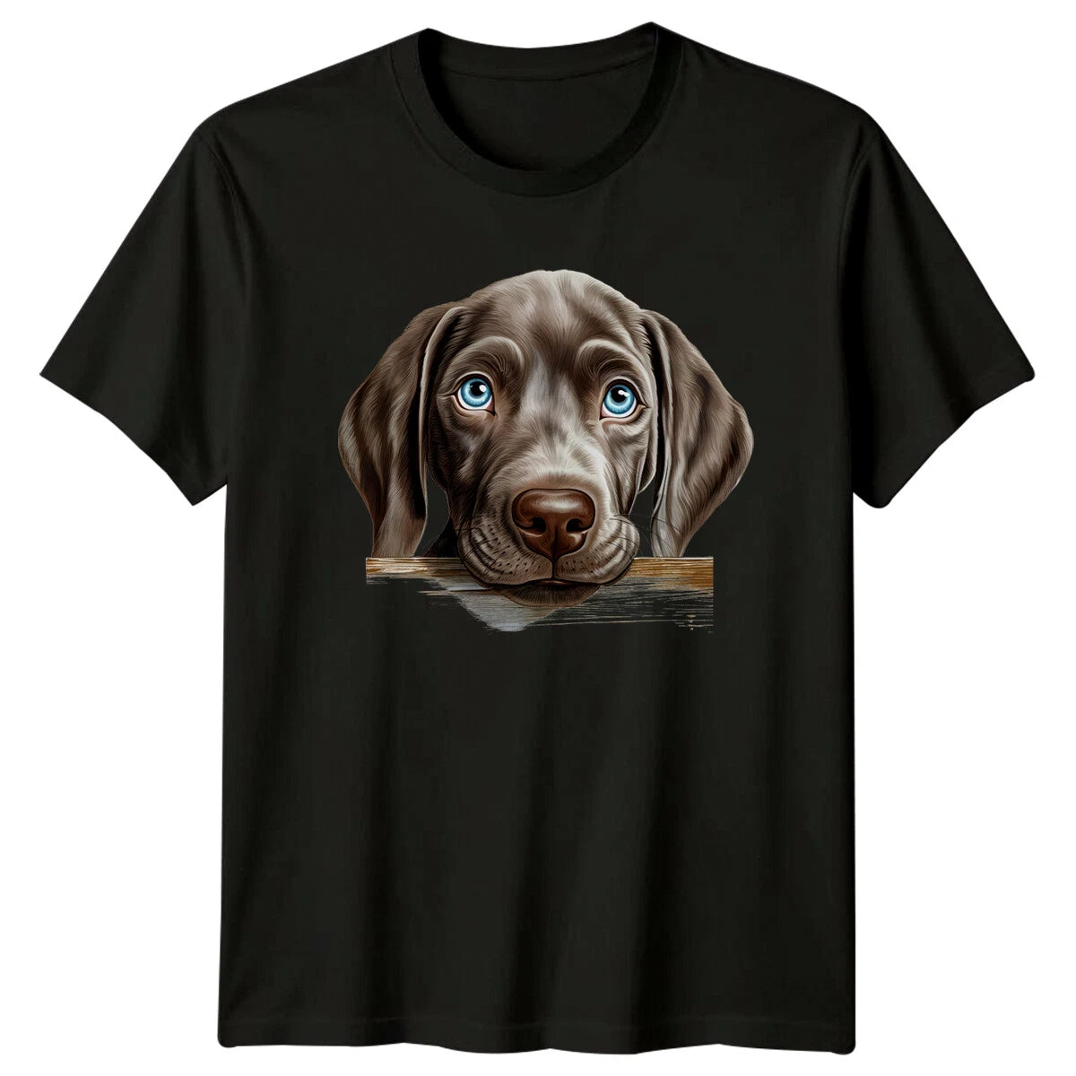 Cute Weimaraner Dog Breed Puppy Graphic Pet Portrait T-Shirt