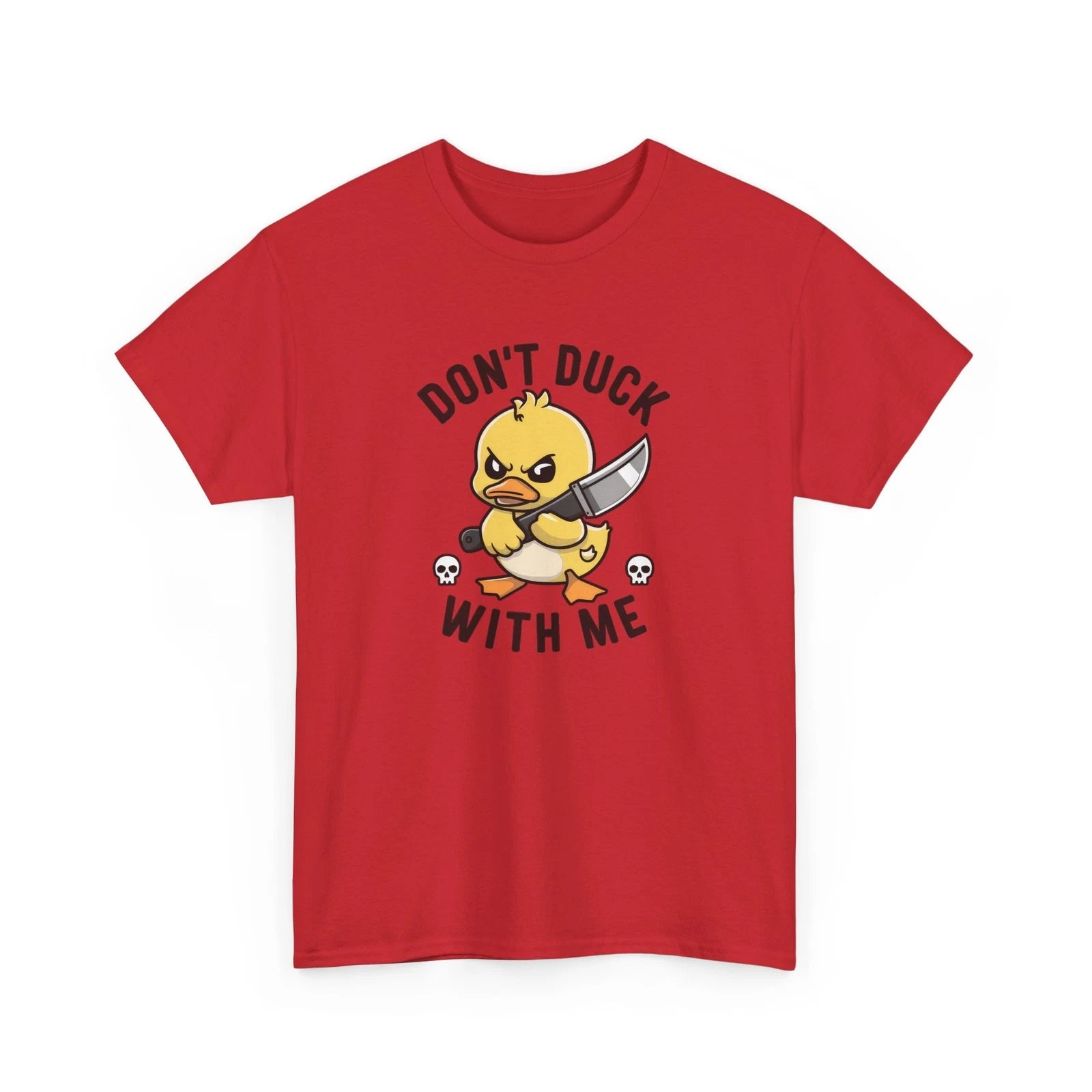 Aesthetic Duck T-Shirt - Minimalist Cute Ducky Tee Dont Duck With Me Shirt