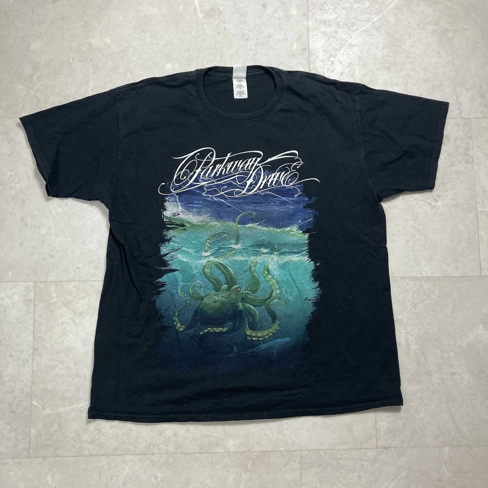 parkway drive hardcore metal rock band tour tee size xl