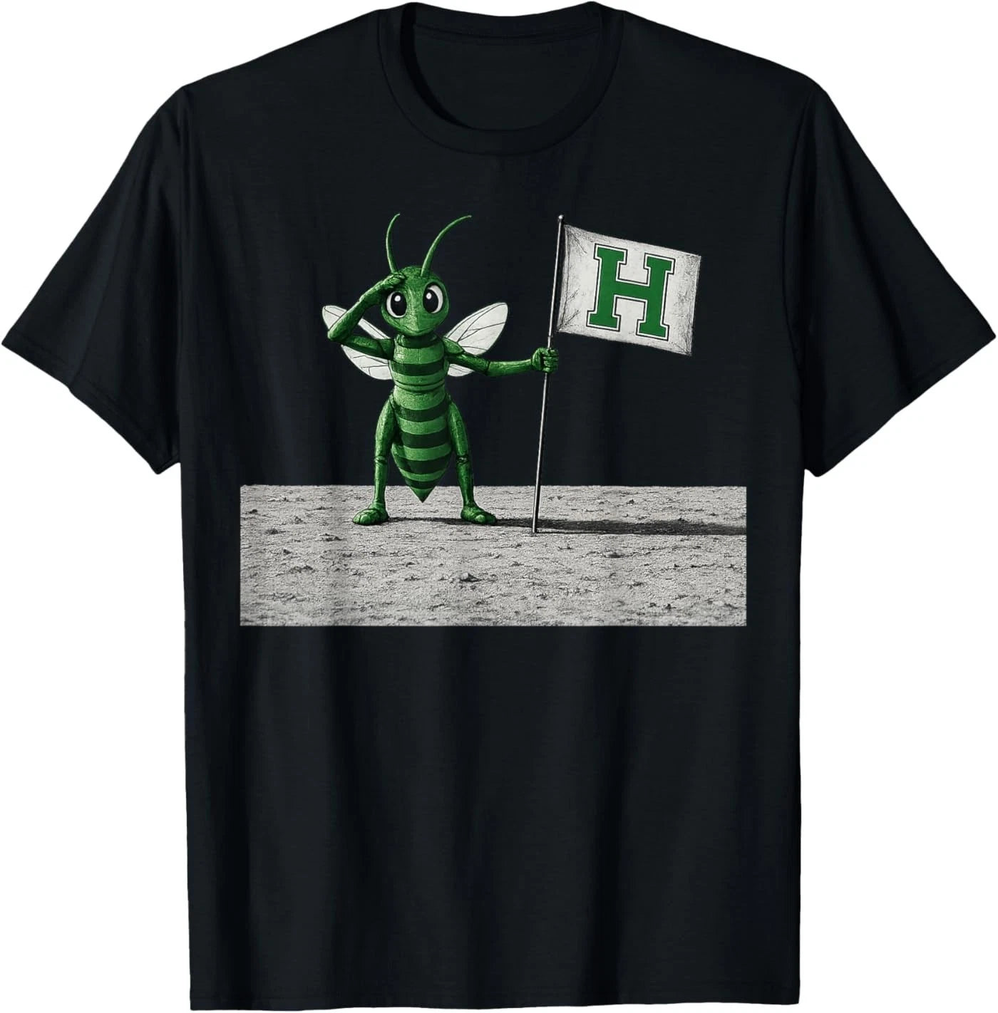 Hornet Moon Landing Proud Salute Cute Funny Spirit T-Shirt