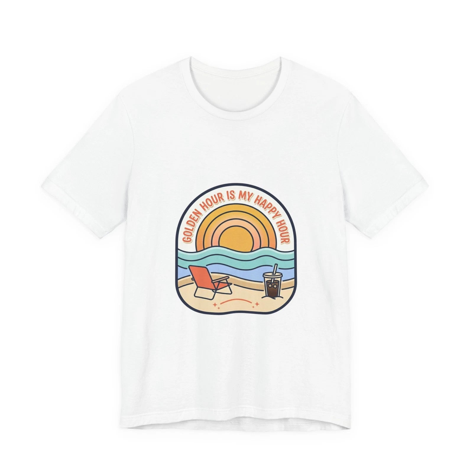 Golden Hour Beach Graphic Tee | summer aesthetic, coastal vibes