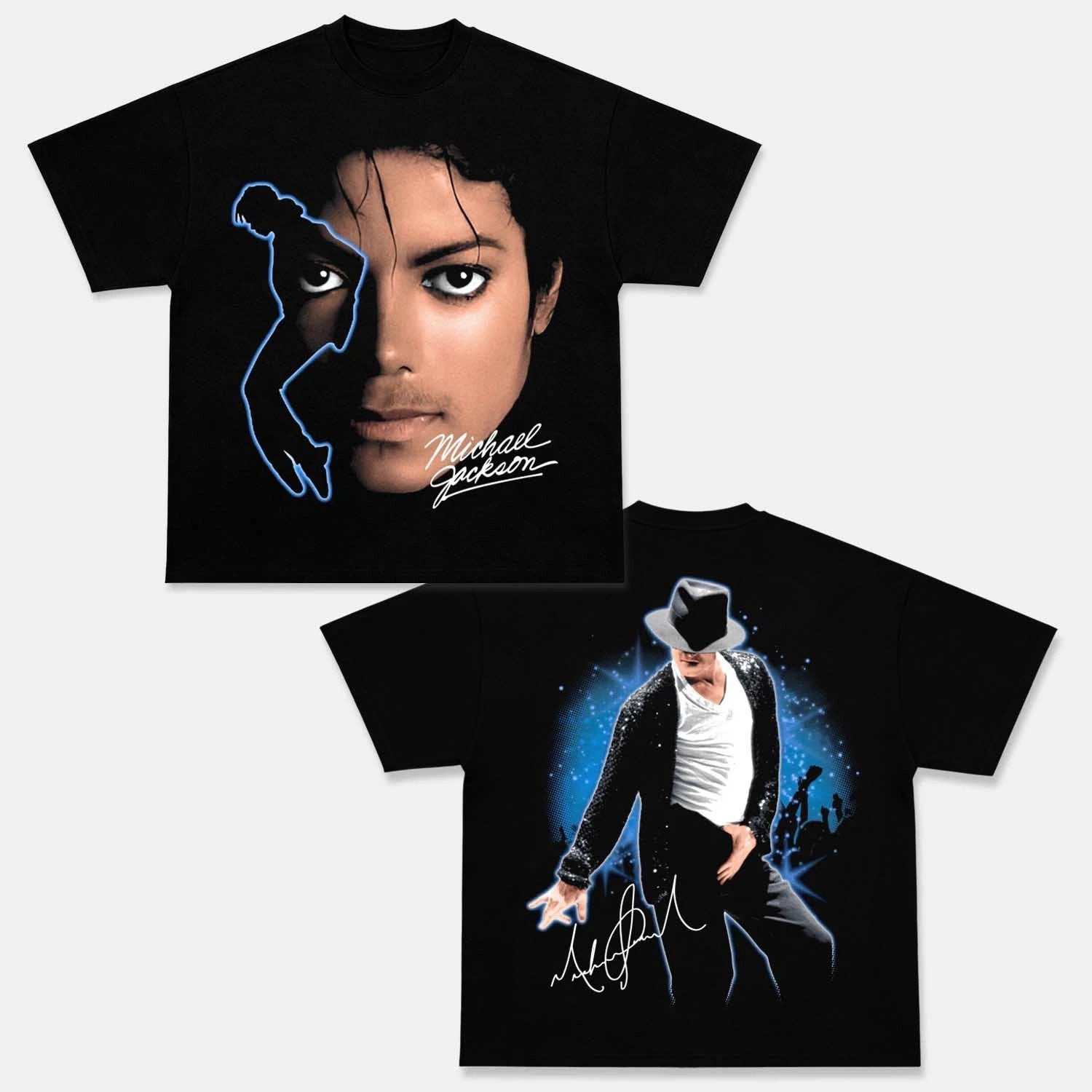 Michael Jackson T-shirt Unisex King Of Pop Tee Pop Music Fans Men's Clothing