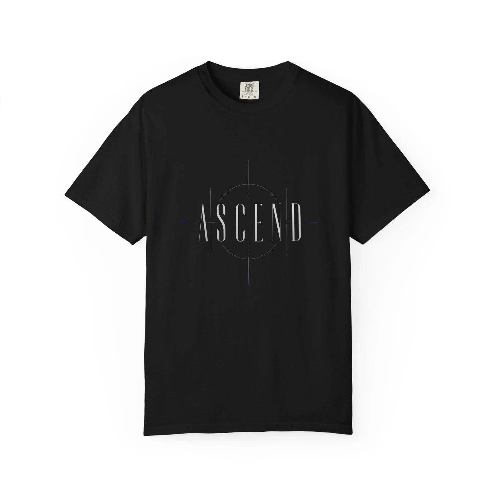 Ascend T-Shirt Men Black Minimalist Motivation Graphic Tee