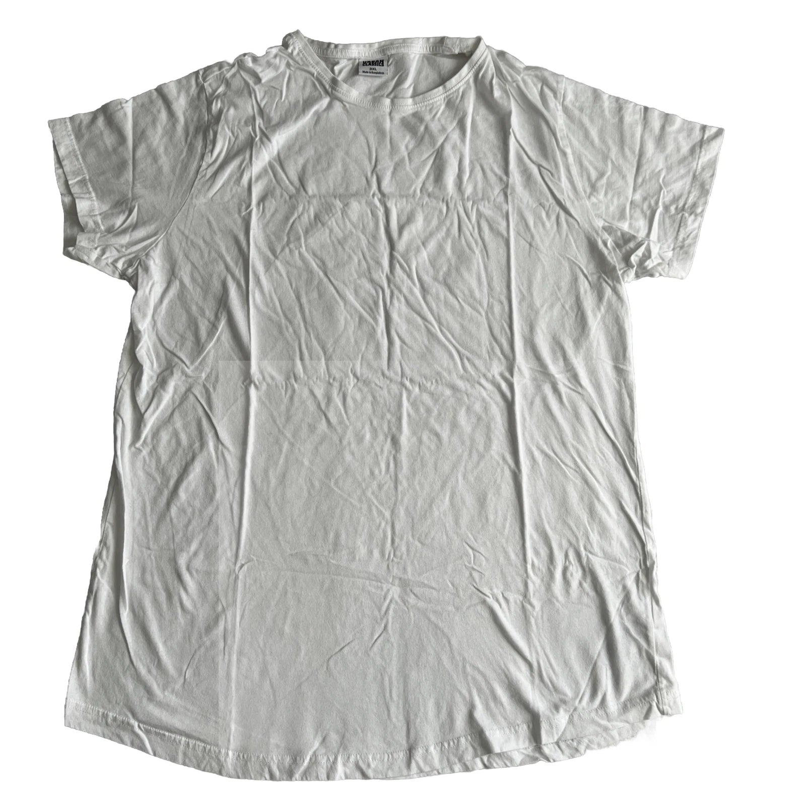 Urban Classics Men's Oversized Long T-Shirt Size 3XL Heavy Wide Cut White