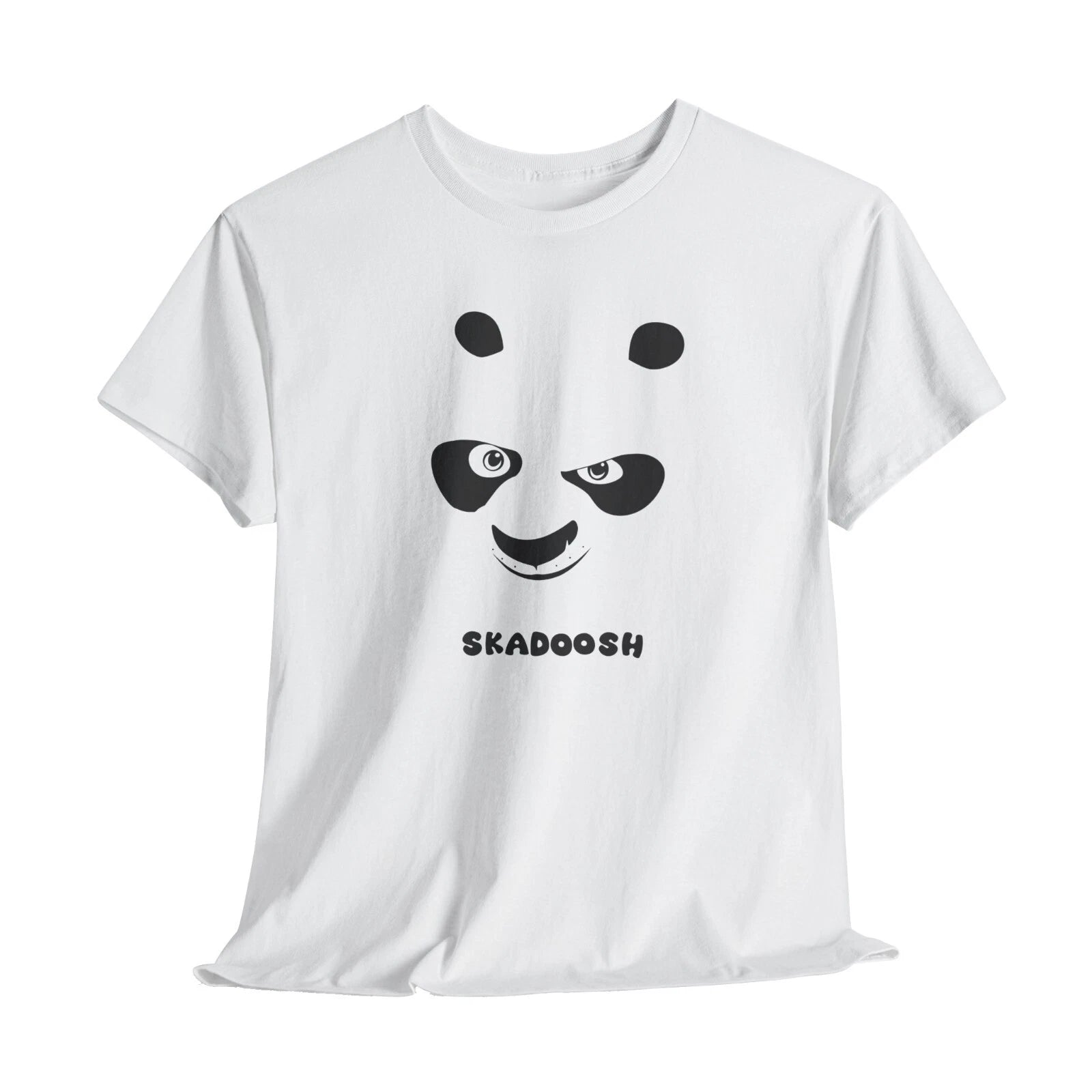 Skadoosh T-Shirt Funny Zen Panda Tee Cute Martial Arts Chill Kung Fu Gift