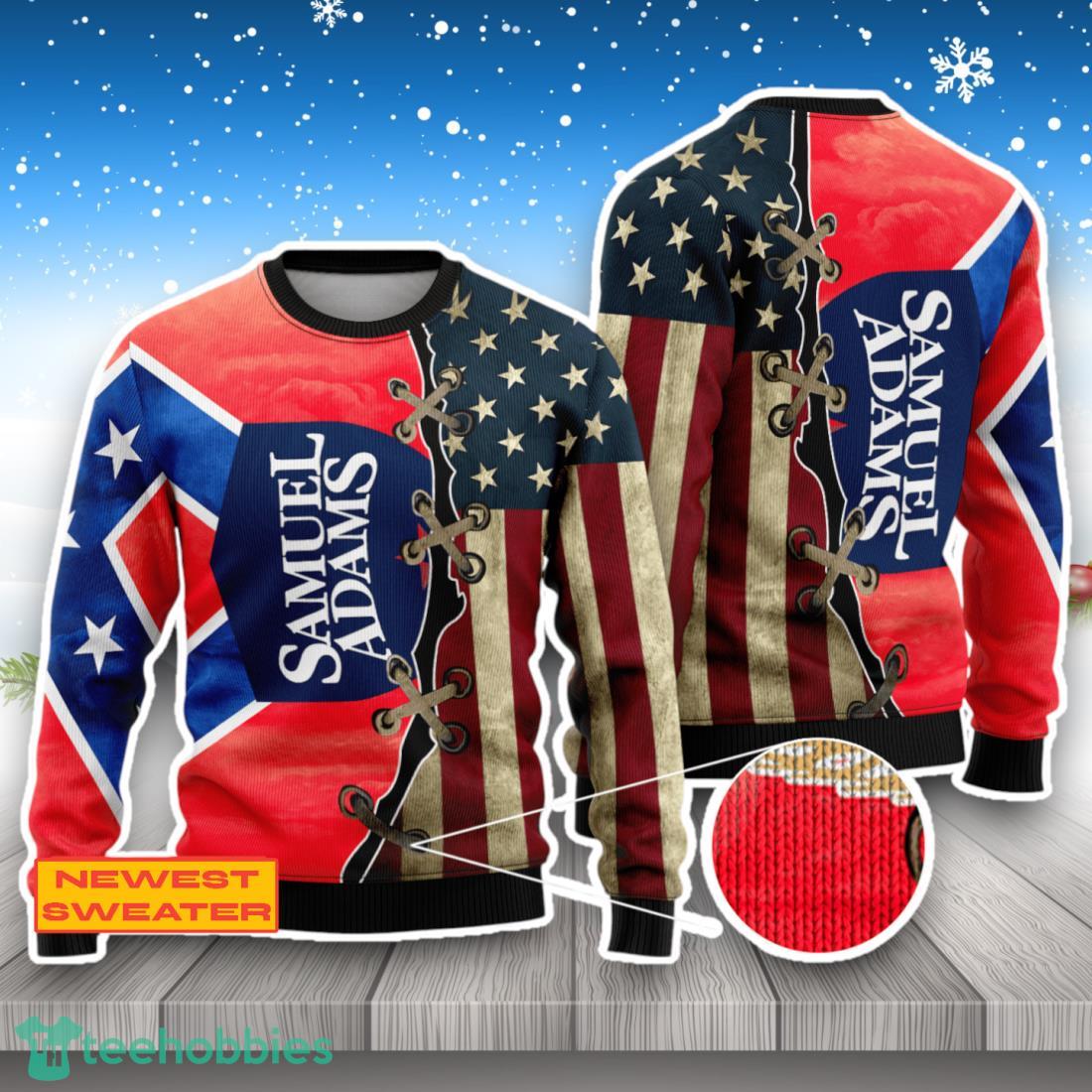 Samuel Adams USA Flag 3D Sweater For Men Women