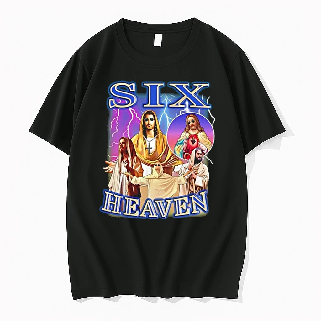 Six Heaven Jesus Christ 90s Bootleg Meme 0 Tshirts Sweater