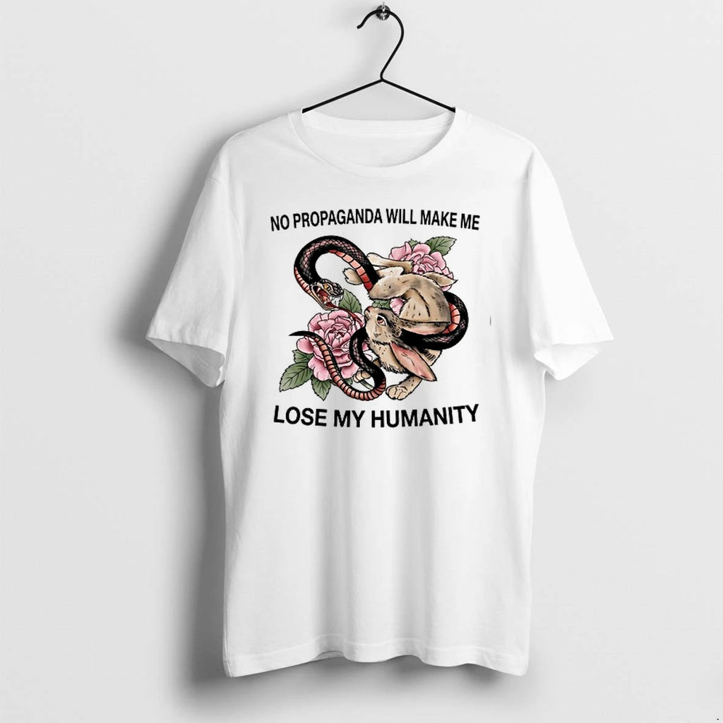 Snake And Rabbit No Propaganda Will Make Me Lose My Humanity 0 Tshirts Sweater