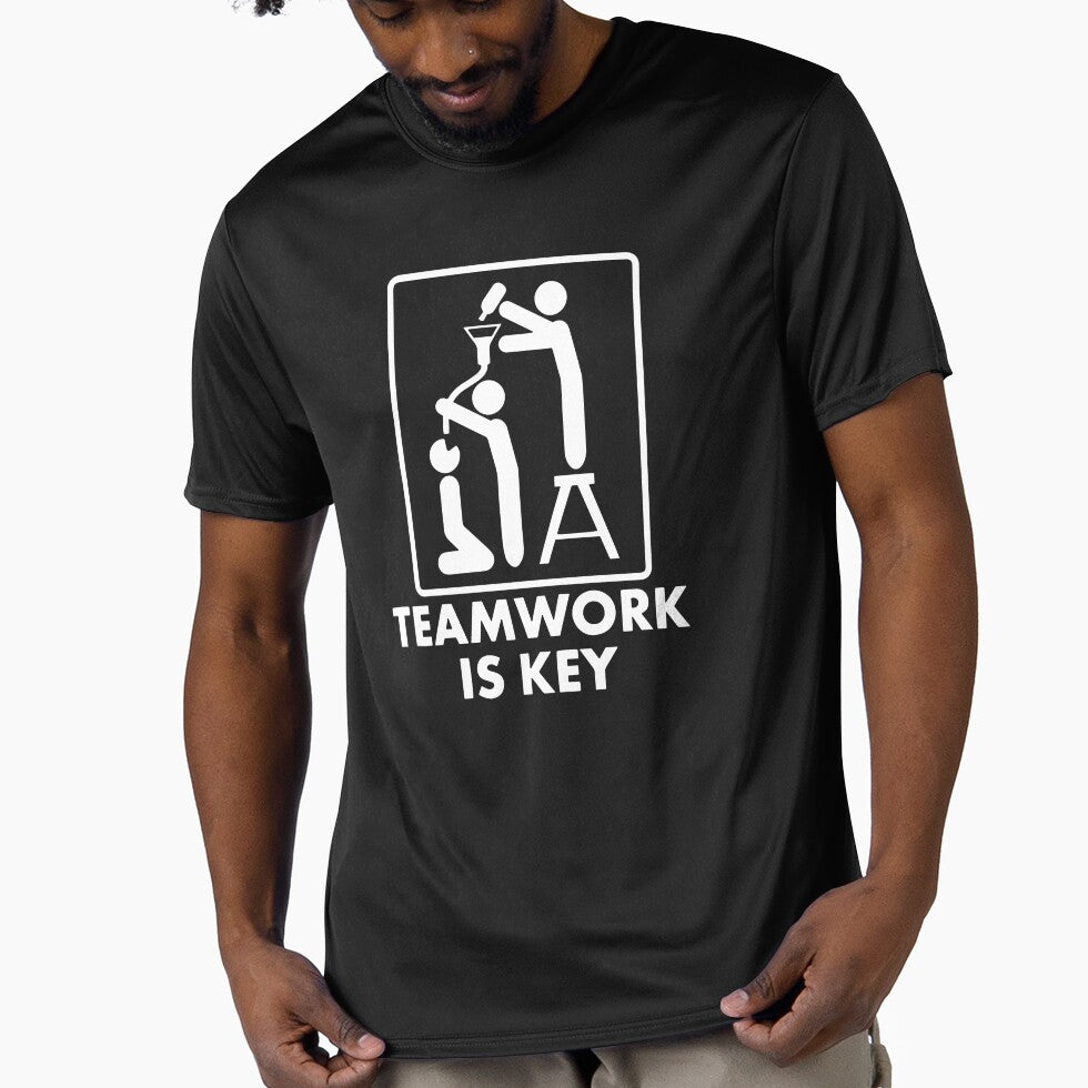 Beer Drinking - Teamwork Is Key by clickmostro