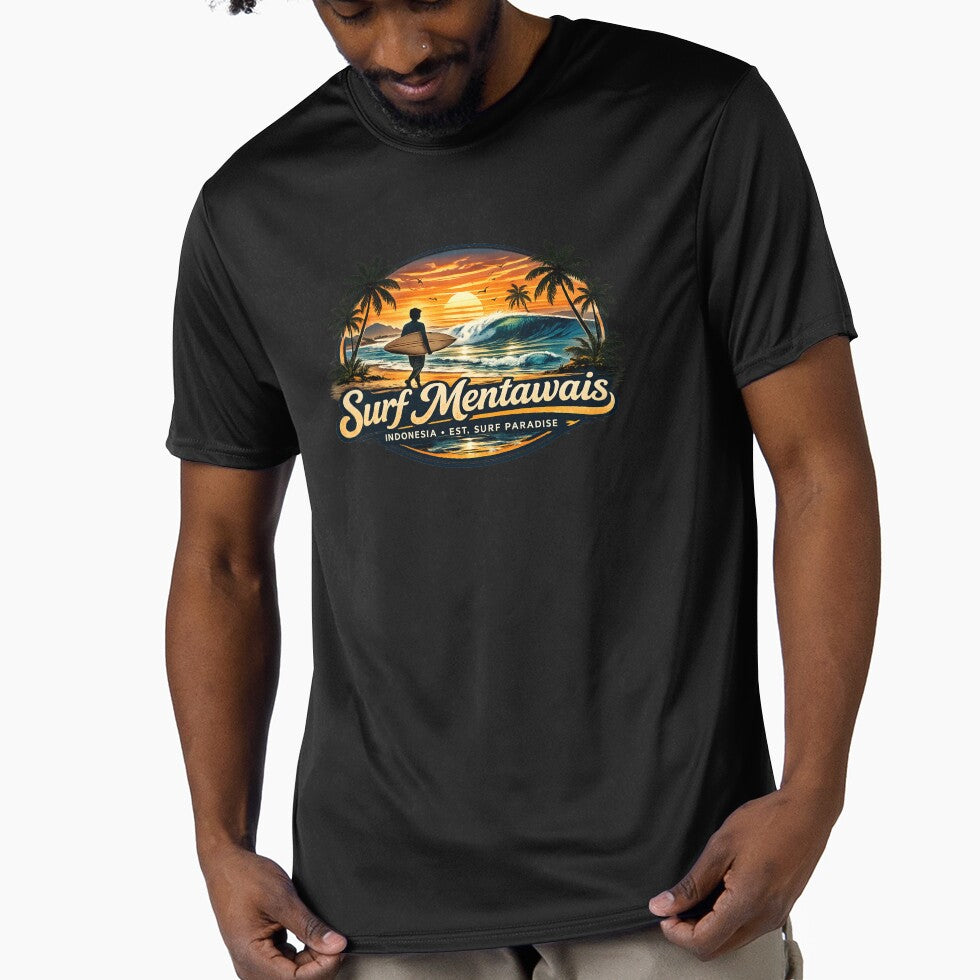 Surf Mentawais Indonesia Vintage by VintageImageInc