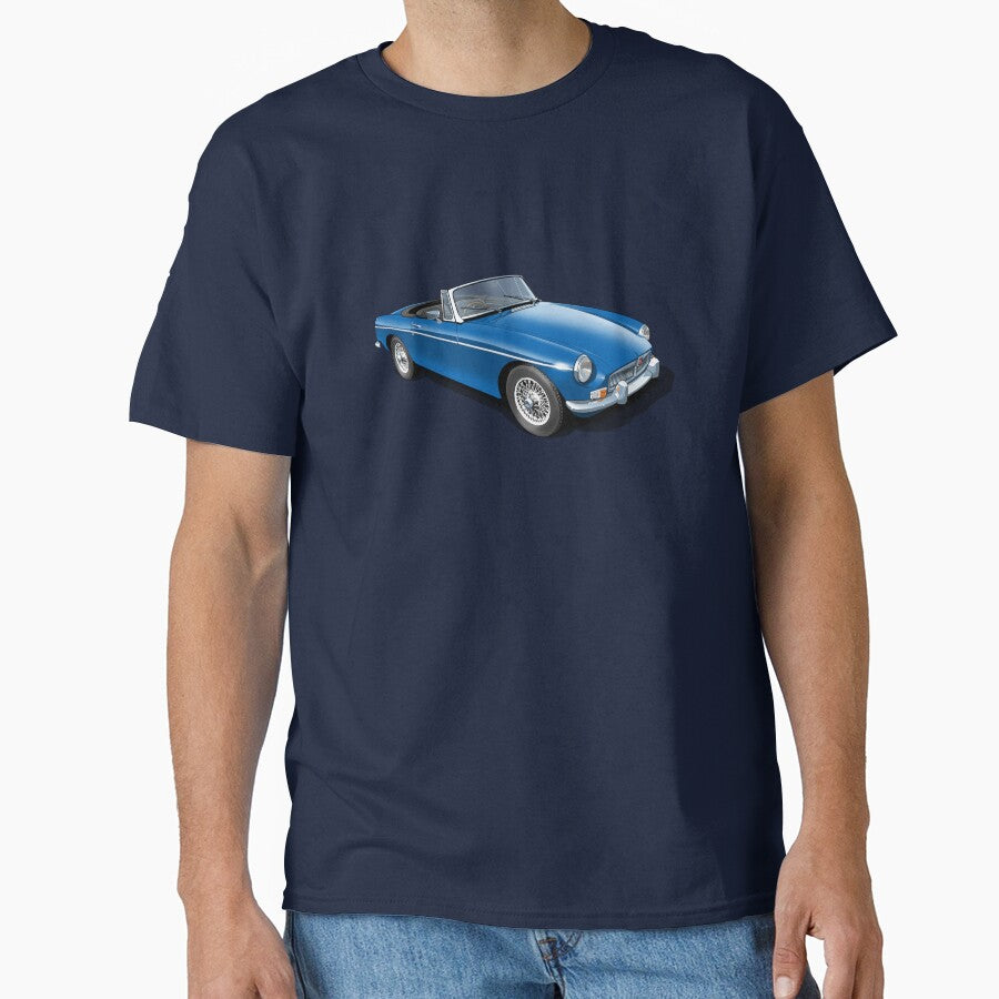 MGB Roadster in mineral blue by candc-retro