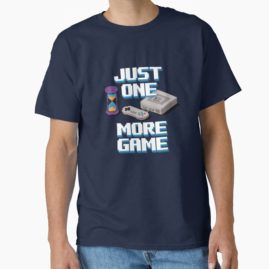 Just One More Game Gaming Quote for Hardcore Gamers and Fans by Evolved Ape