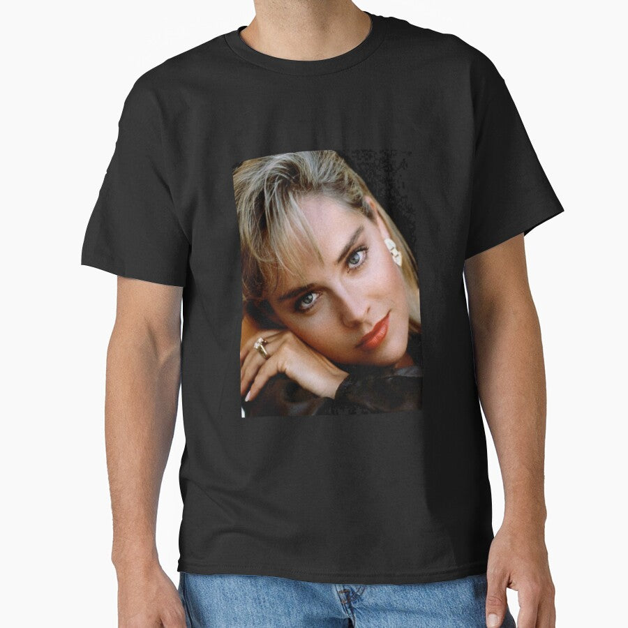 Sharon Stone Retro T-shirt, Sharon Stone Tee, Sharon Stone Tribute Shirt, Sharon Stone Homage Tees by lavonedunbar