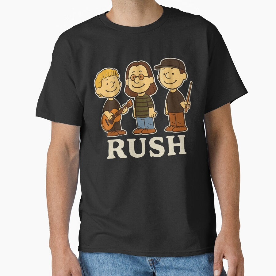 Rush x Peanuts - Geddy Lee, Lifeson-Peart, Rush, Rush tour 2026 by viletajean-luc