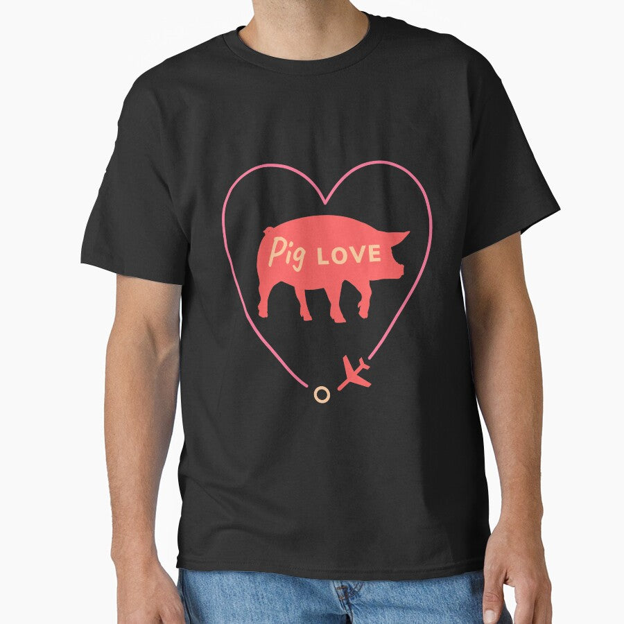 PIG LOVE TRAVEL by myt-shirt