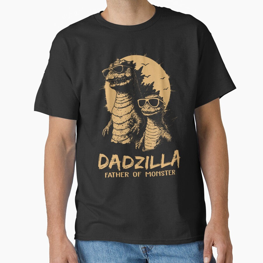 Dadzilla Father Of Monsters Fathers Day Funny Dad by Fereskabilon