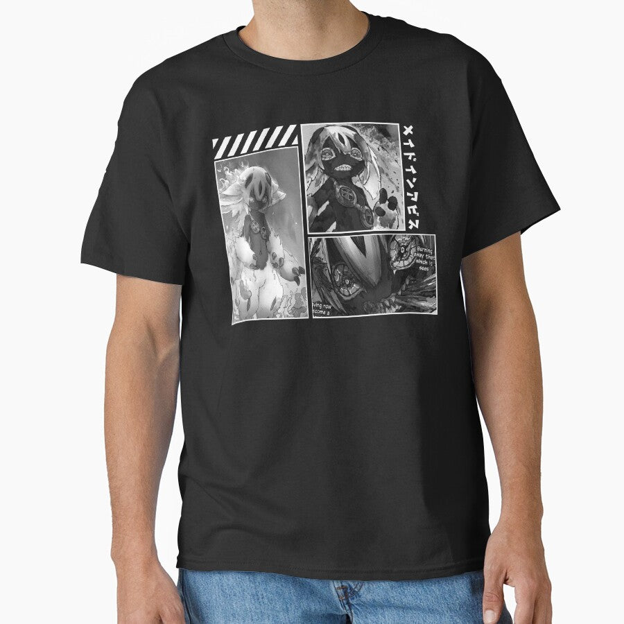 Made in abyss Faputa Unisex anime manga Tshirt by [-A-] Industrie s