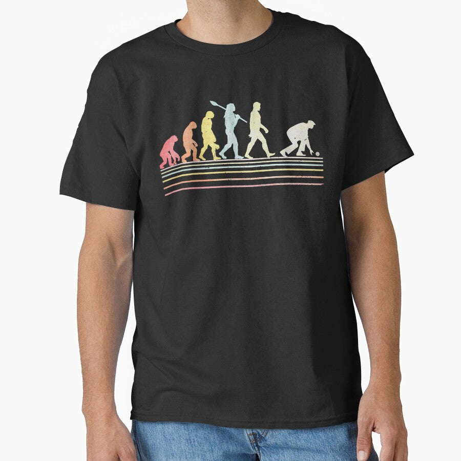 Vintage Funny Lawn Bowls Evolution Of Man Essential by CalebBerge02