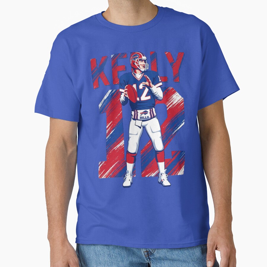 Jim Kelly #12 - Buffalo Football Legend - Retro Sports Art by Thogan0416