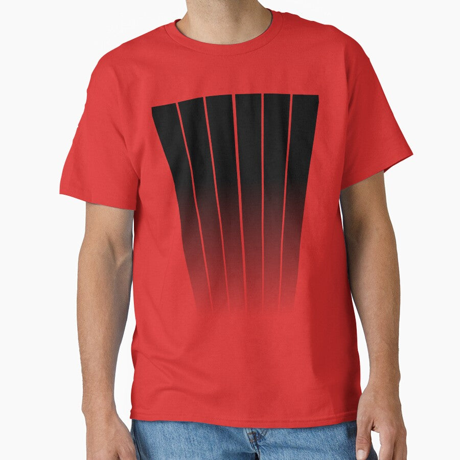 MINIMALIST GEOMETRIC VERTICAL LINES DESIGN - BLACK by CuPensky