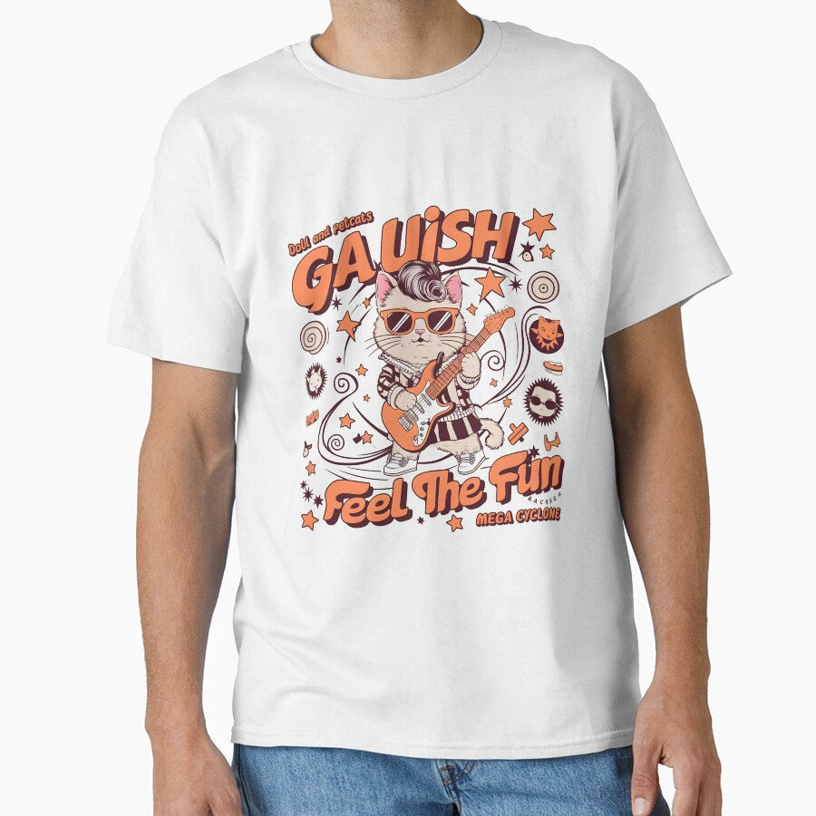 Playful Vintage Cat Graphic by gogowent