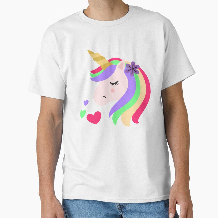 Cute Unicorn Face by Esmilna Castillo