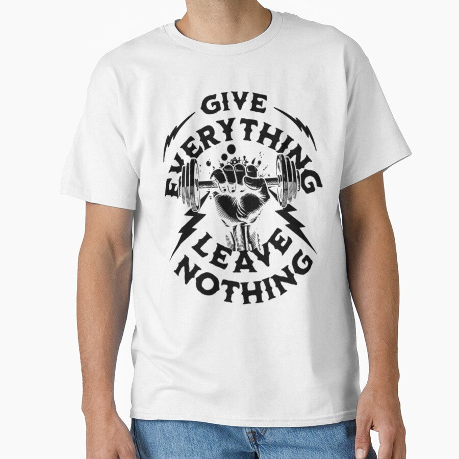 Give Everything Leave Nothing Weightlifting Motivation by fancy-to-shop