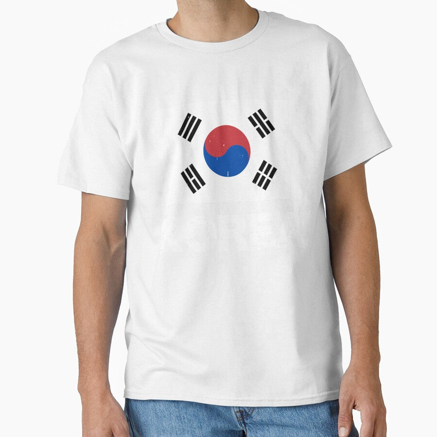 South Korea Flag T-Shirt for Men and Women by AllStarMerch