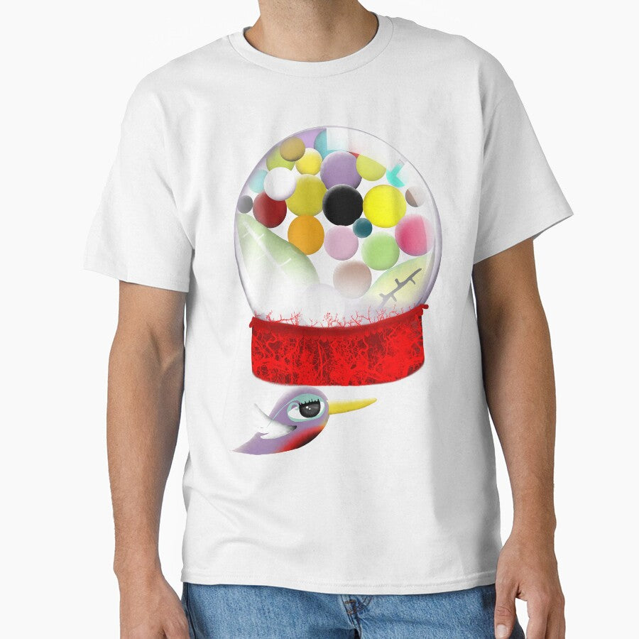 Too sweet candy bubble gum bird old style by rupydetequila