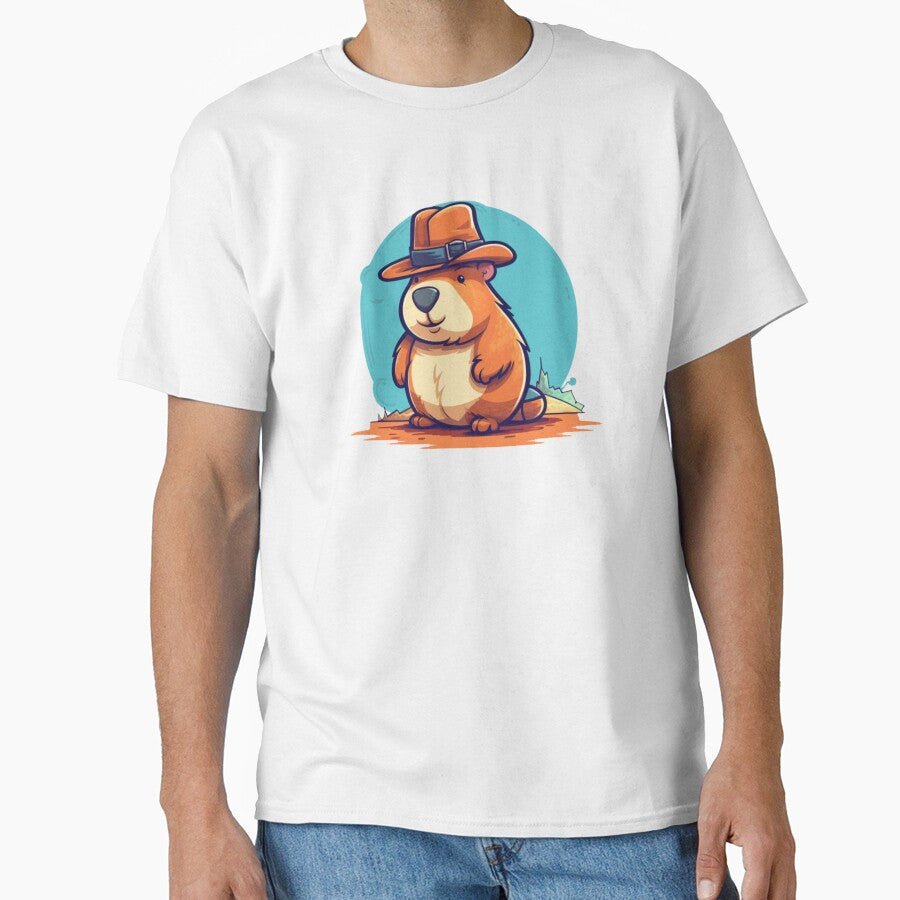 cowboy capybara by Edszart