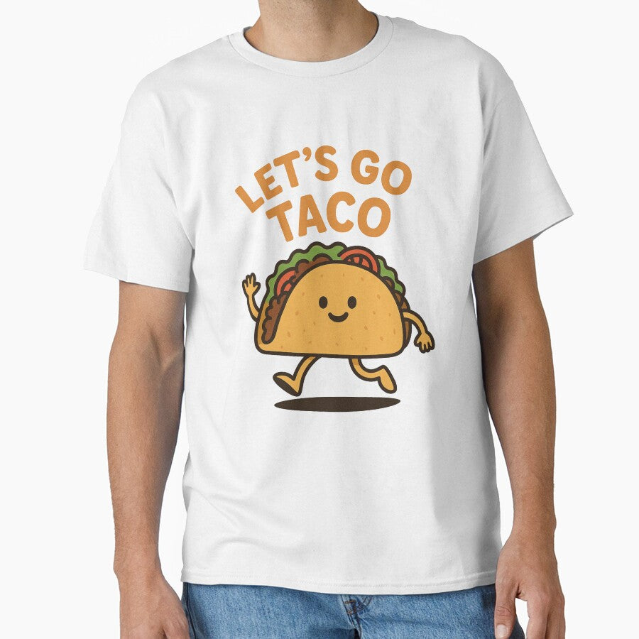 Let’s Go Taco – Funny Kawaii Taco Character for Food Lovers by Dokak Shop