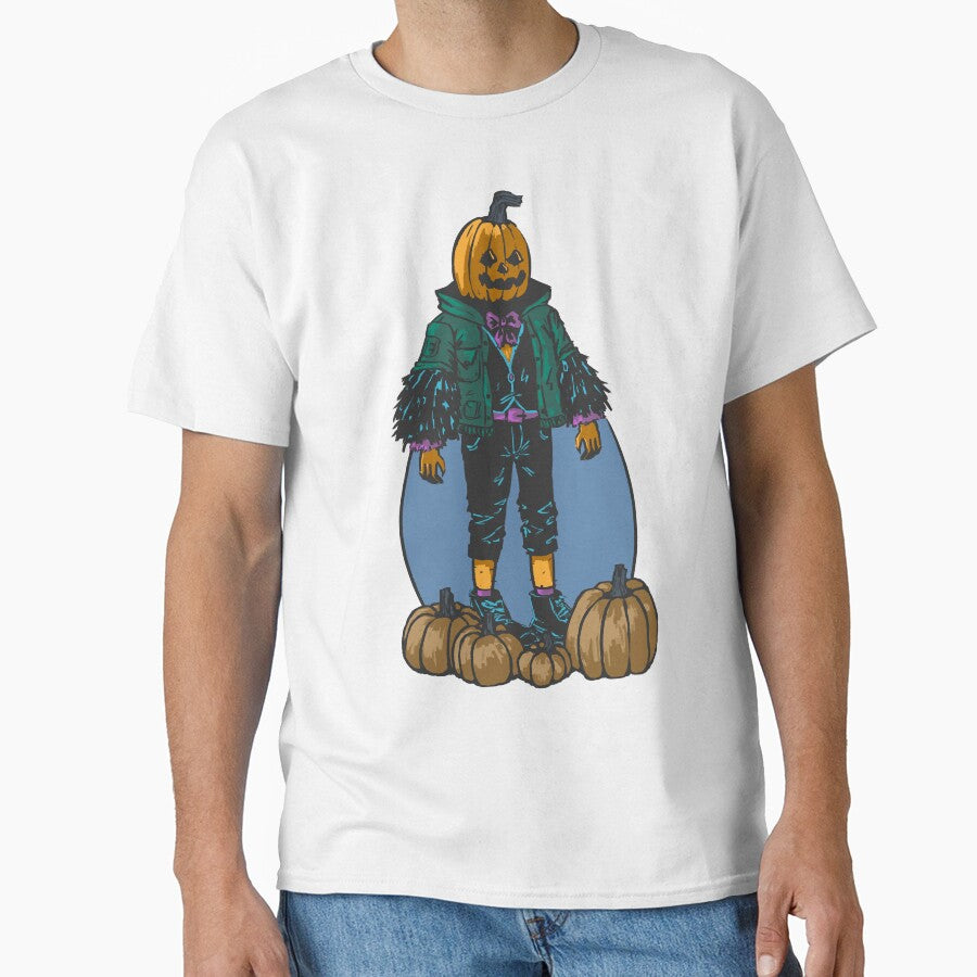 Stylish scarecrow with pumpkins by MadArtist123