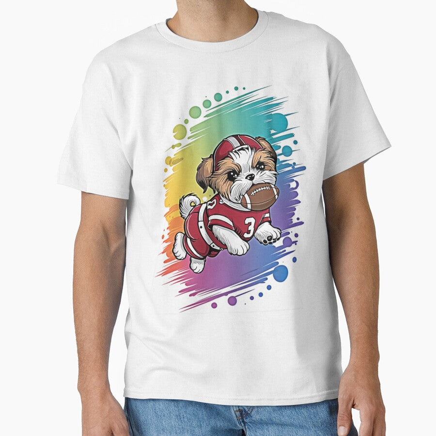 Shih Tzu Puppy Playing Football by likbatonboot