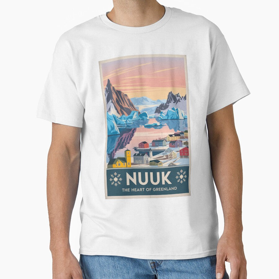 Nuuk Vintage Travel Poster by TravelerRat